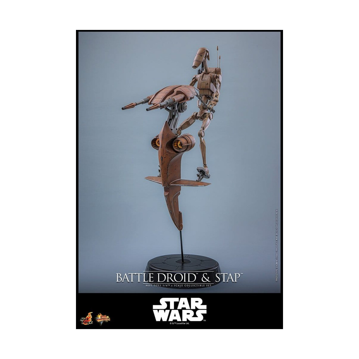 Hot Toys - Droide da battaglia e STAP MMS 1/6 - Star Wars: La minaccia fantasma MMS887