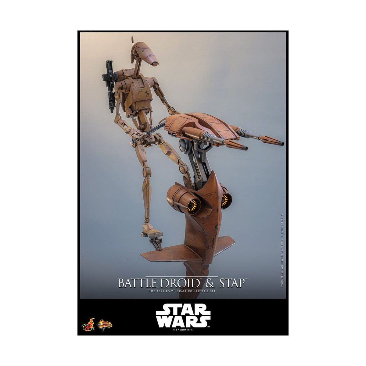 Hot Toys - Droide da battaglia e STAP MMS 1/6 - Star Wars: La minaccia fantasma MMS887