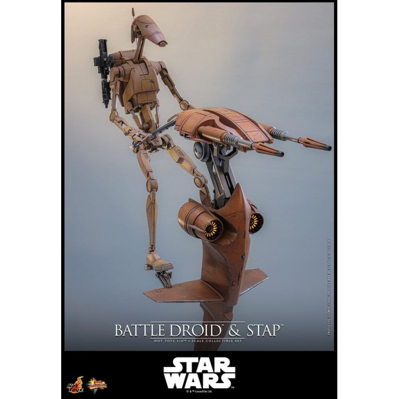 Hot Toys - Droide da battaglia e STAP MMS 1/6 - Star Wars: La minaccia fantasma MMS887