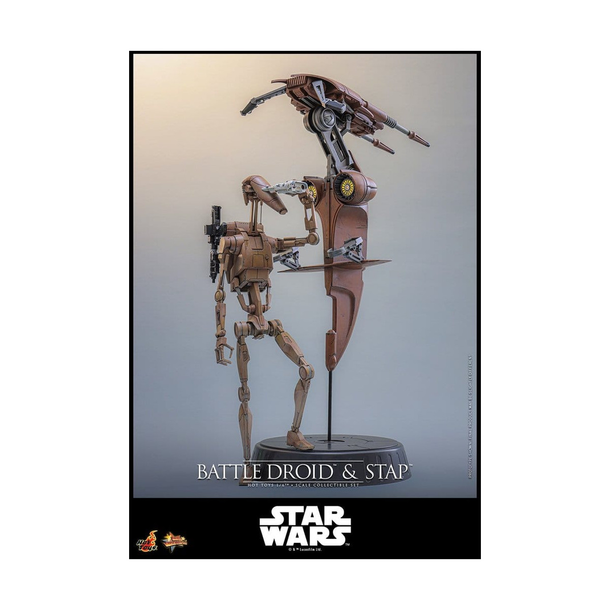 Hot Toys - Droide da battaglia e STAP MMS 1/6 - Star Wars: La minaccia fantasma MMS887