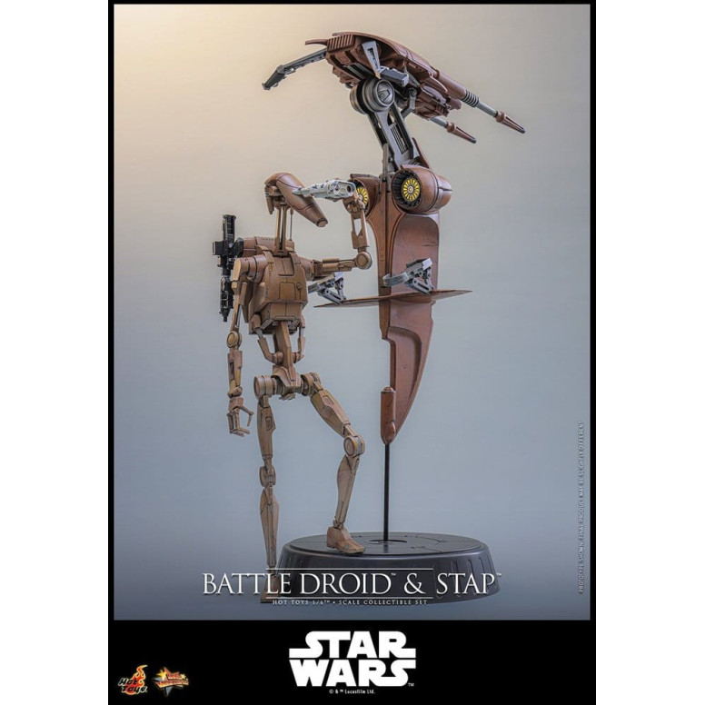 Hot Toys - Droide da battaglia e STAP MMS 1/6 - Star Wars: La minaccia fantasma MMS887