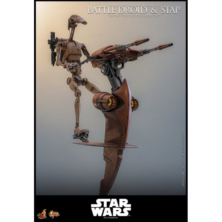 Hot Toys - Droide da battaglia e STAP MMS 1/6 - Star Wars: La minaccia fantasma MMS887