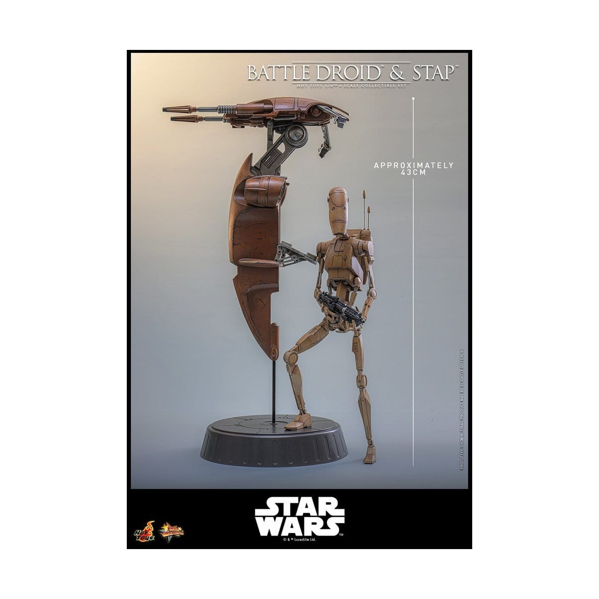 Hot Toys - Droide da battaglia e STAP MMS 1/6 - Star Wars: La minaccia fantasma MMS887