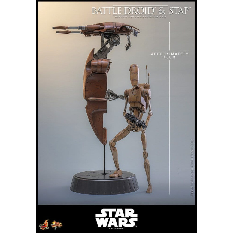 Hot Toys - Droide da battaglia e STAP MMS 1/6 - Star Wars: La minaccia fantasma MMS887