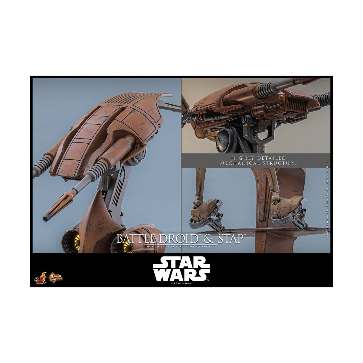Hot Toys - Droide da battaglia e STAP MMS 1/6 - Star Wars: La minaccia fantasma MMS887