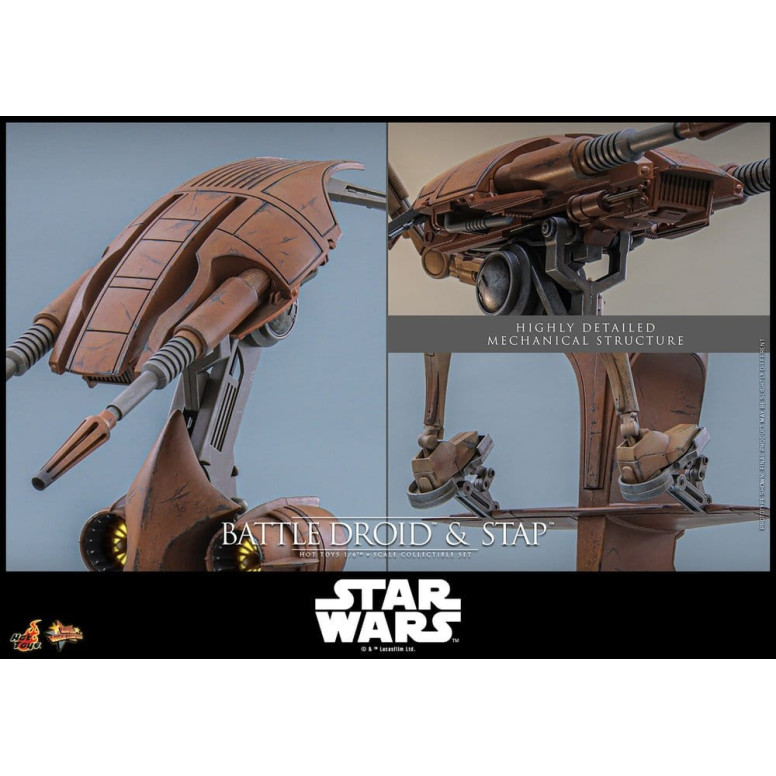 Hot Toys - Droide da battaglia e STAP MMS 1/6 - Star Wars: La minaccia fantasma MMS887