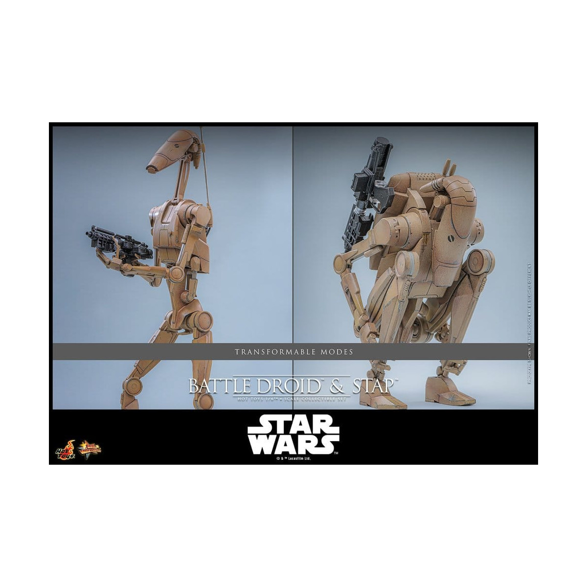 Hot Toys - Droide da battaglia e STAP MMS 1/6 - Star Wars: La minaccia fantasma MMS887