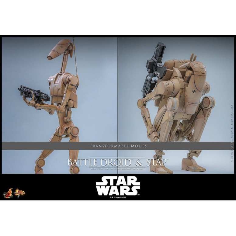 Hot Toys - Droide da battaglia e STAP MMS 1/6 - Star Wars: La minaccia fantasma MMS887