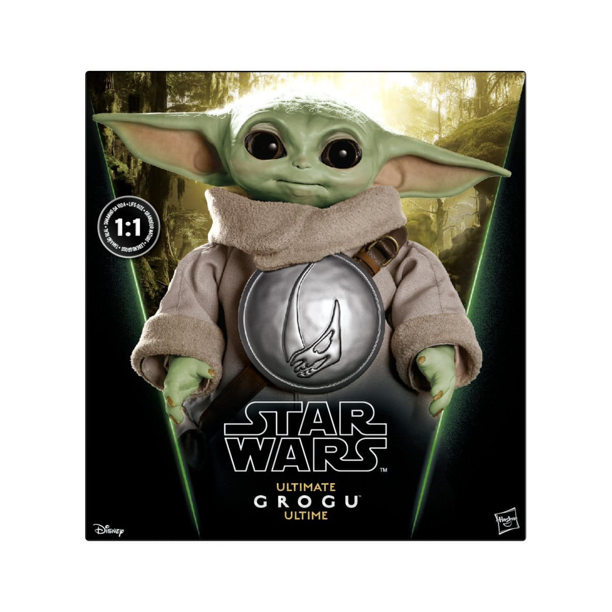 Hasbro Star Wars - Ultimate Grogu 1/1 (figura animatronica) - Il Mandaloriano e Grogu