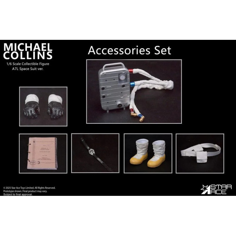 Star Ace - Apollo 11 - Michael Collins set di accessori 1/6
