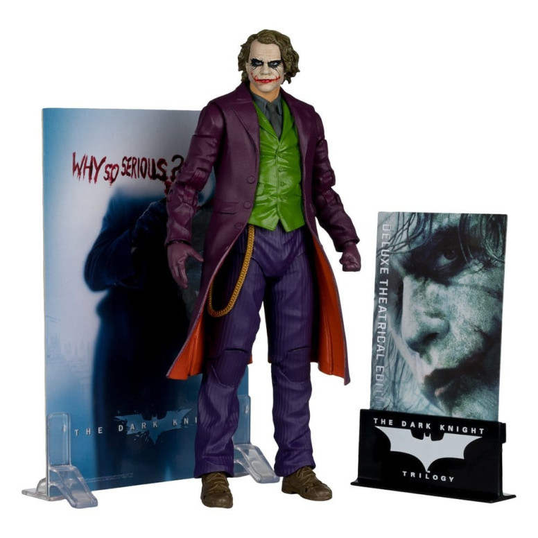 Mc Farlane Multiverso DC - THE JOKER - Edizione teatrale deluxe del Cavaliere Oscuro