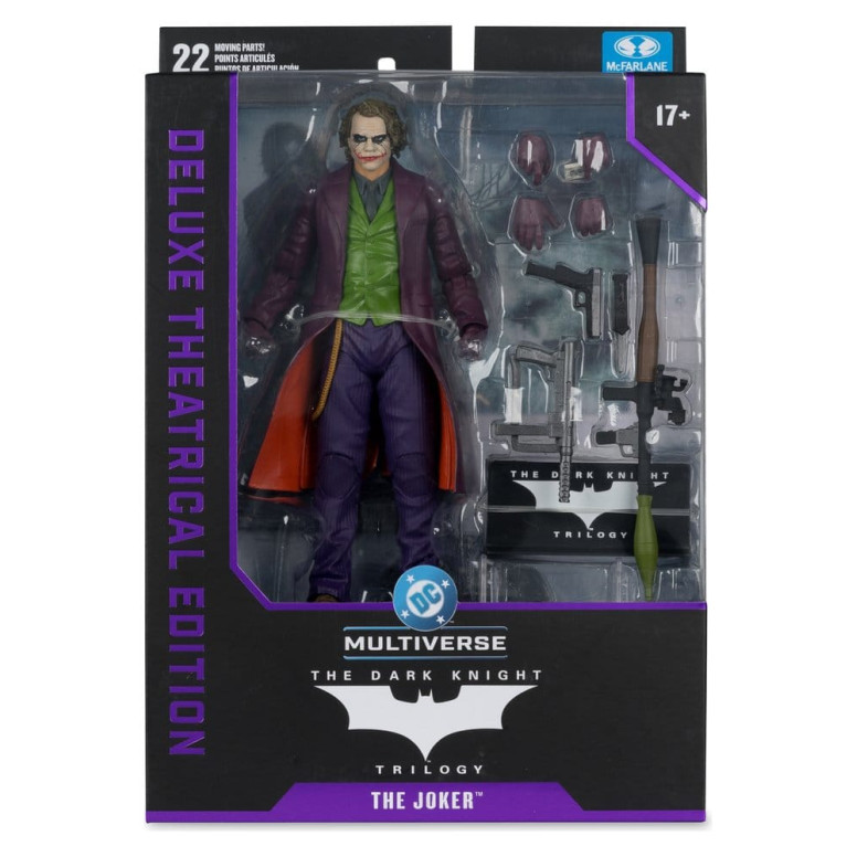 Mc Farlane Multiverso DC - THE JOKER - Edizione teatrale deluxe del Cavaliere Oscuro