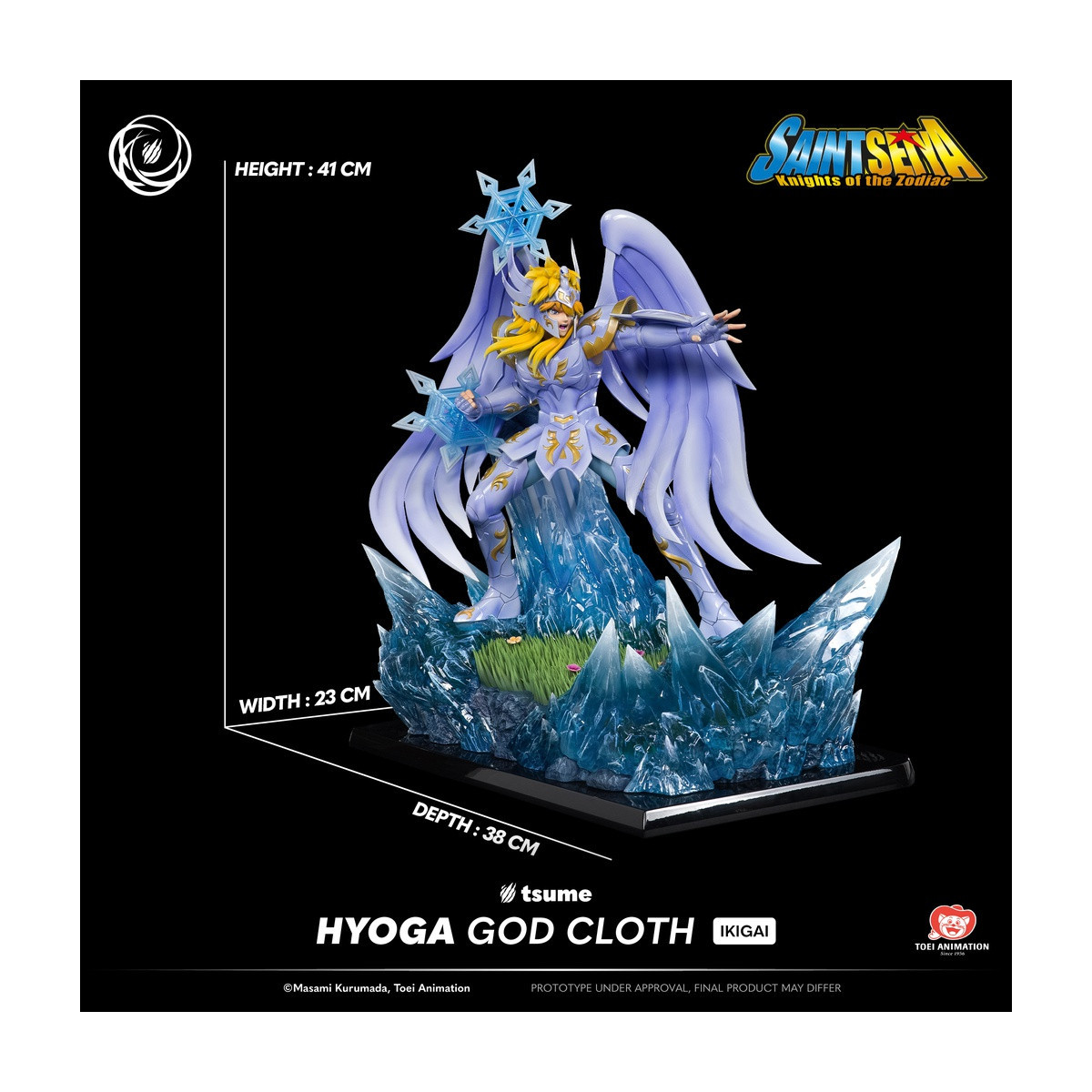 Tsume Ikigai - Stoffa del dio Hyoga - Saint Seiya - I cavalieri dello zodiaco