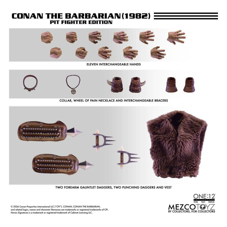 Mezco - One 12 - Conan il Barbaro (Edizione Pit Fighter) 1/12
