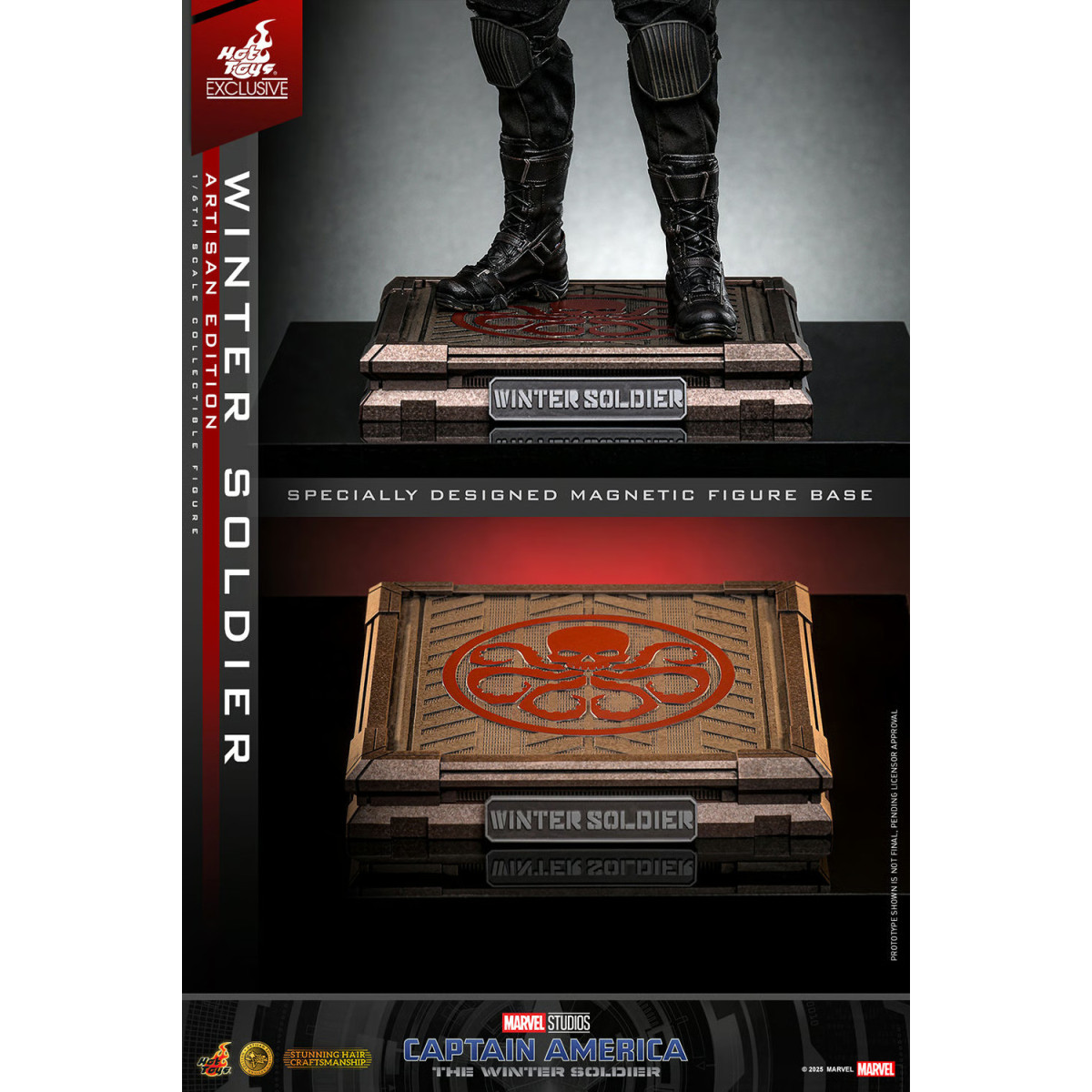 Hot Toys - Soldato d'Inverno Edizione Artigianale MMS 1/6 - Captain America: Il Soldato d'Inverno