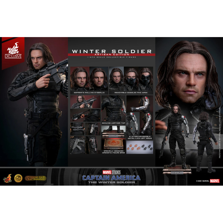 Hot Toys - Soldato d'Inverno Edizione Artigianale MMS 1/6 - Captain America: Il Soldato d'Inverno
