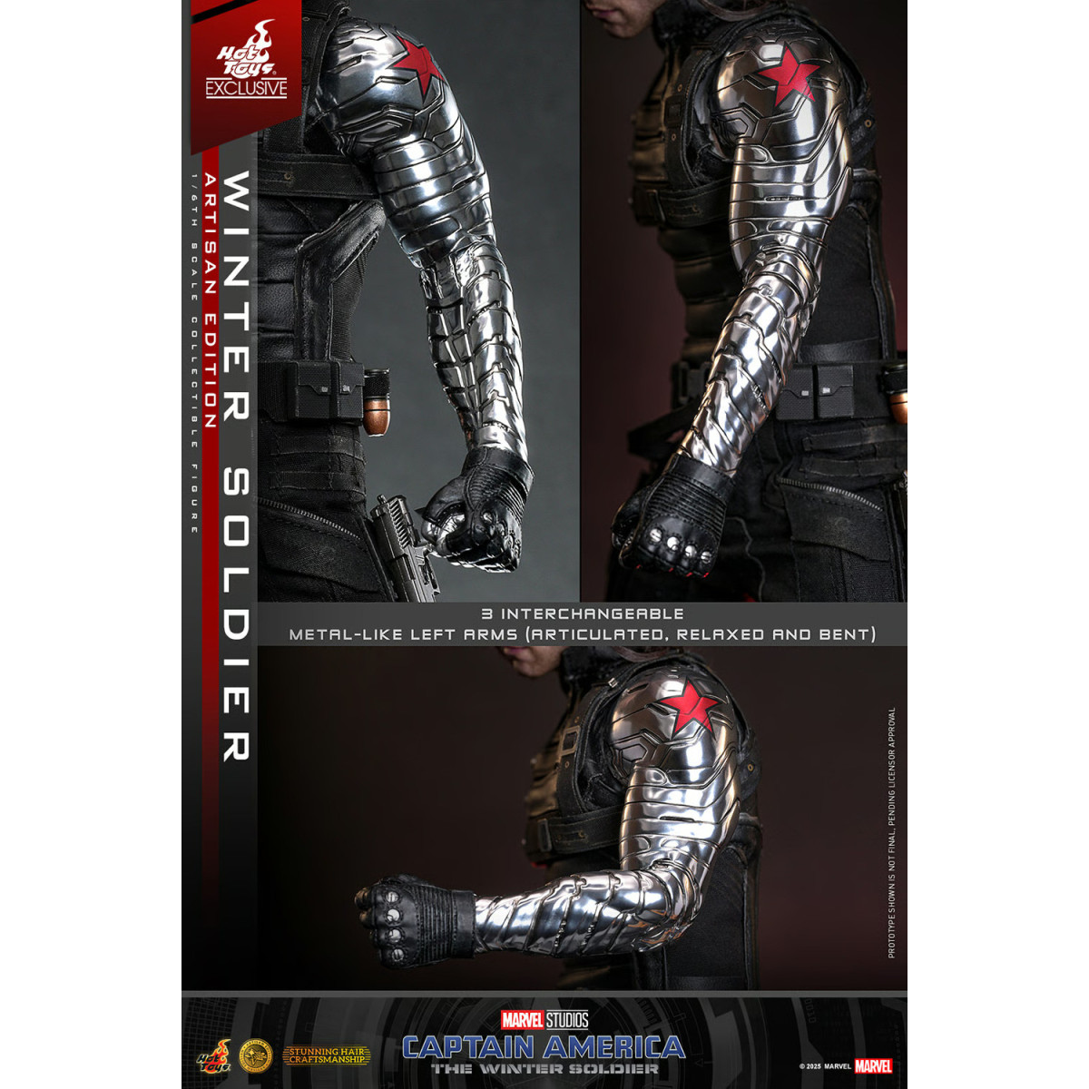 Hot Toys - Soldato d'Inverno Edizione Artigianale MMS 1/6 - Captain America: Il Soldato d'Inverno