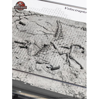 ECC Creature da collezione d'élite - Jurassic Park 3 Mappa di scavo del Velociraptor