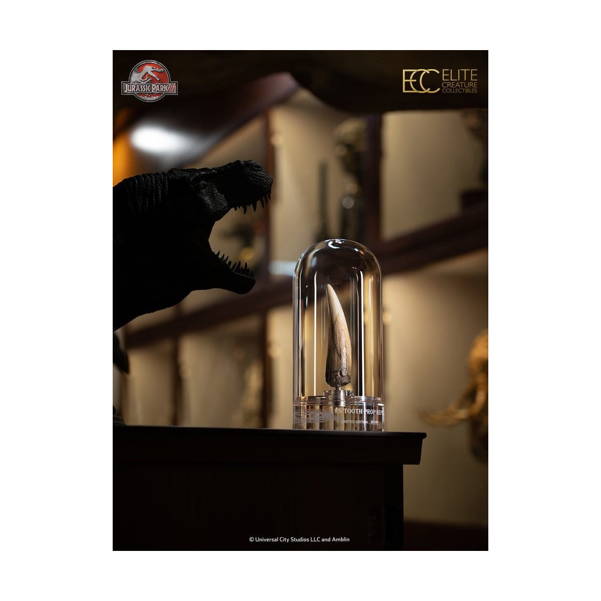 ECC Elite Creature Collectibles - Jurassic Park 3 Replica 1/1 Dente di Spinosauro
