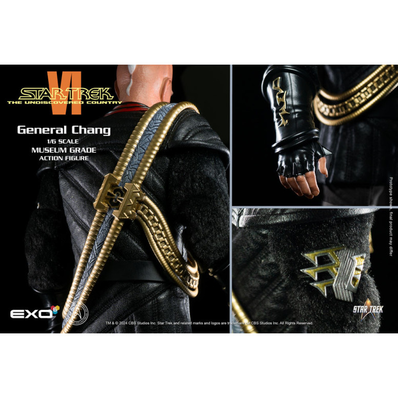 EXO-6 - Star Trek 6: Territori inesplorati figura 1/6 del Generale Chang