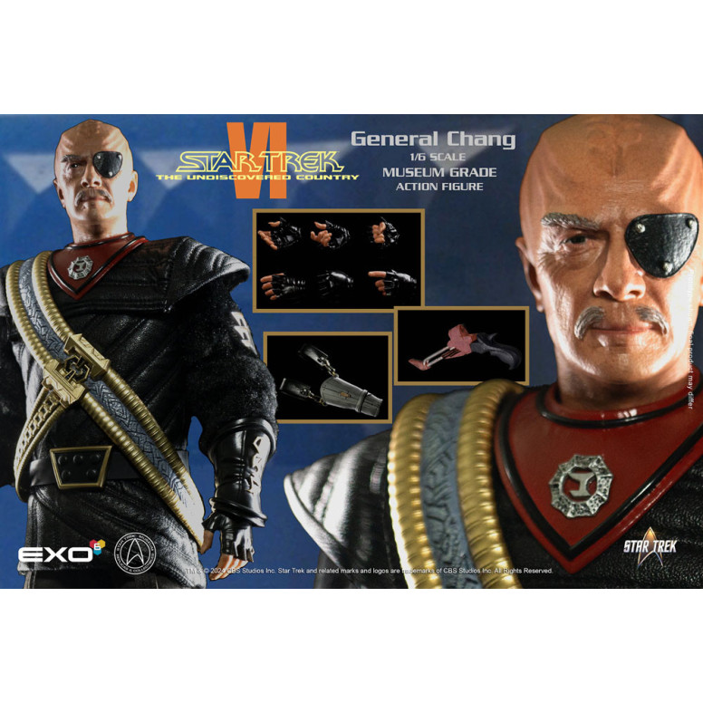 EXO-6 - Star Trek 6: Territori inesplorati figura 1/6 del Generale Chang