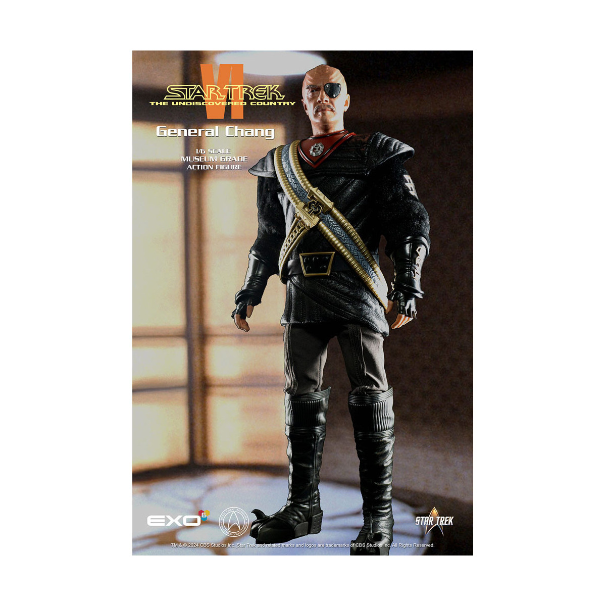 EXO-6 - Star Trek 6: Territori inesplorati figura 1/6 del Generale Chang