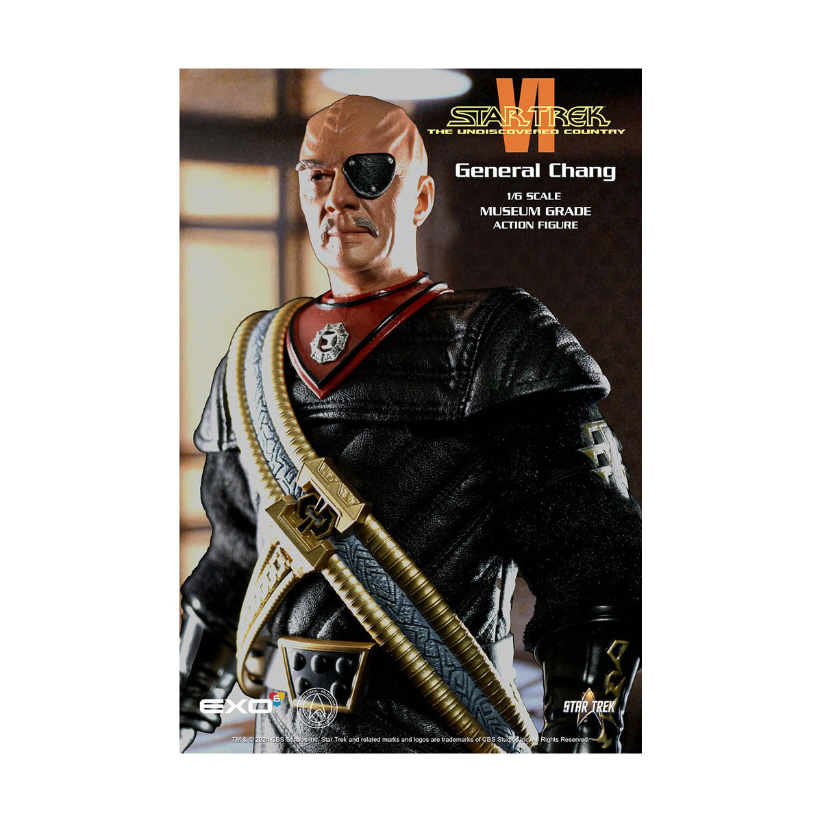 EXO-6 - Star Trek 6: Territori inesplorati figura 1/6 del Generale Chang