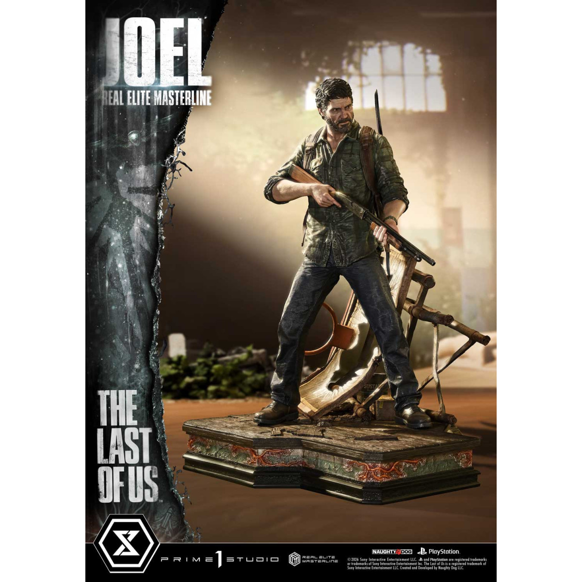 Prime 1 - Joel (The The Last of Us Part I) 1/4 Real Elite Masterline Versione Bonus