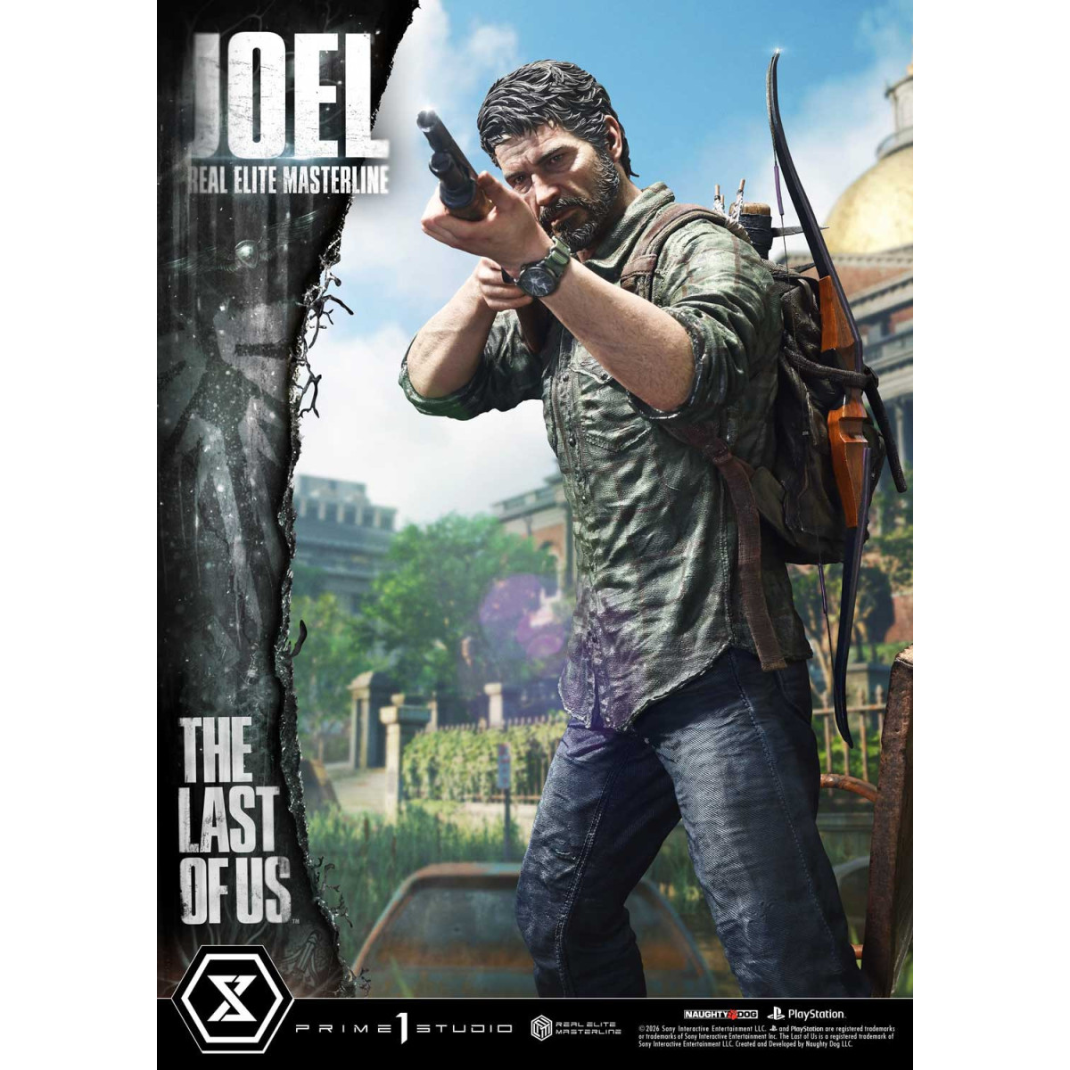 Prime 1 - Joel (The The Last of Us Part I) 1/4 Real Elite Masterline Versione Bonus