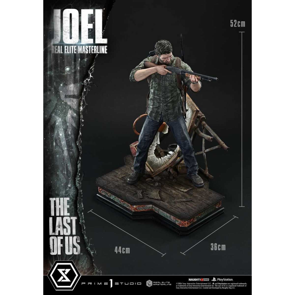 Prime 1 - Joel (The The Last of Us Part I) 1/4 Real Elite Masterline Versione Bonus