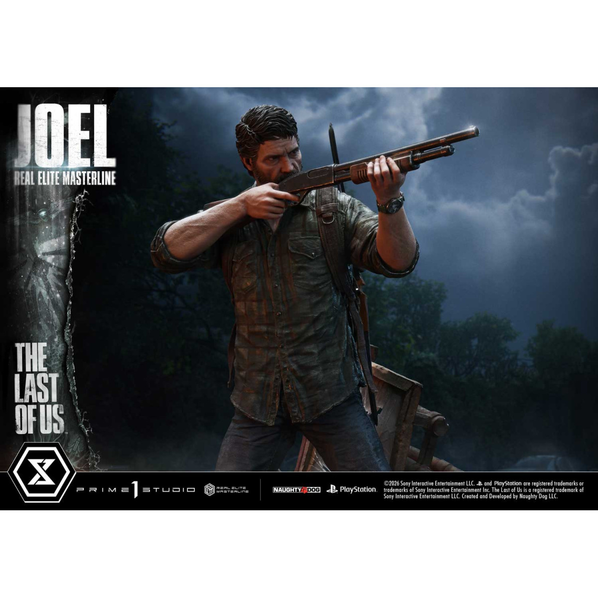 Prime 1 - Joel (The The Last of Us Part I) 1/4 Real Elite Masterline Versione Bonus