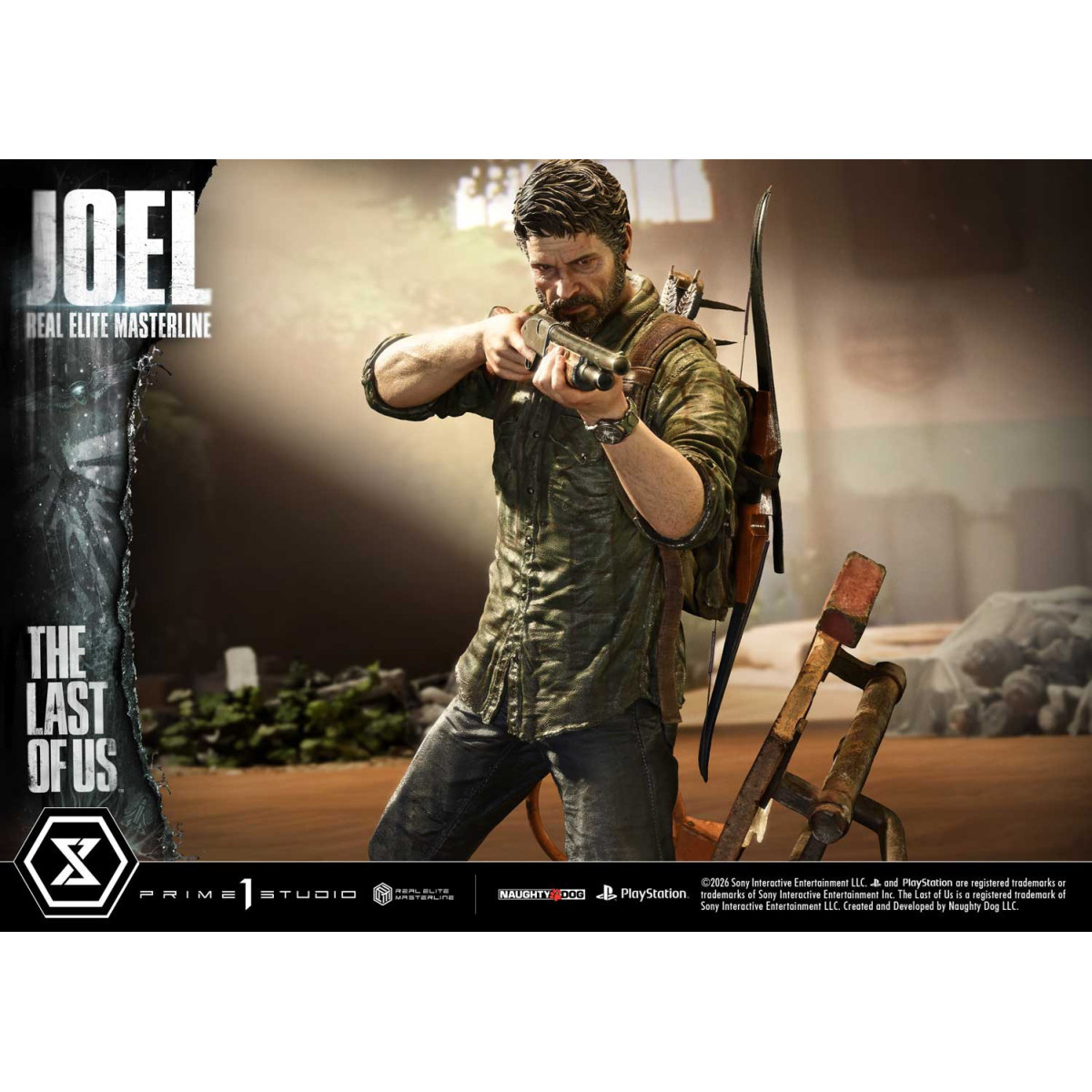 Prime 1 - Joel (The The Last of Us Part I) 1/4 Real Elite Masterline Versione Bonus