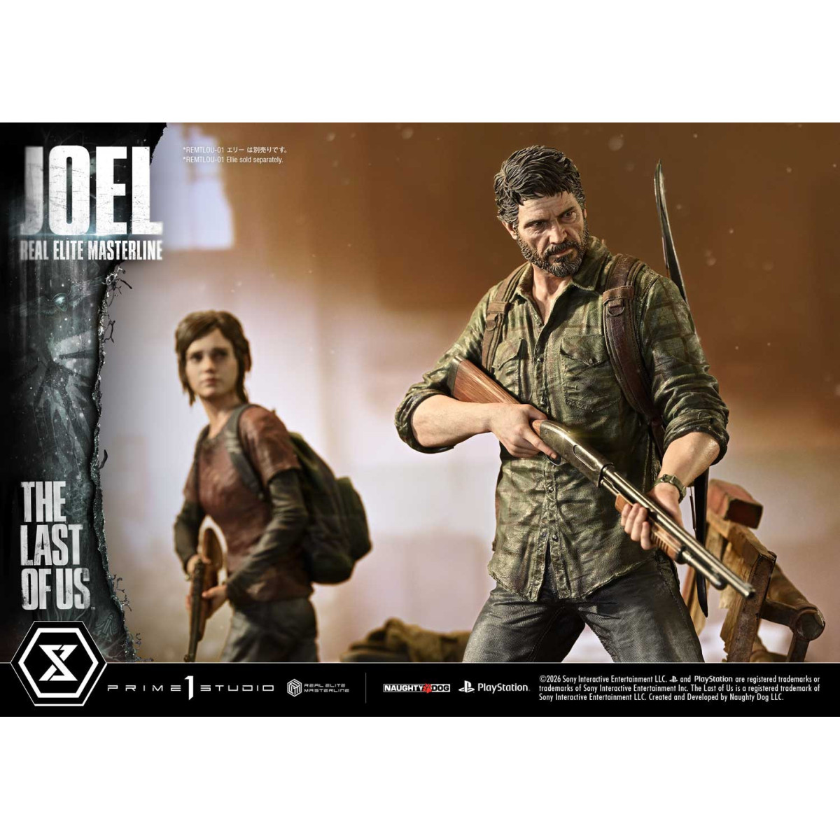 Prime 1 - Joel (The The Last of Us Part I) 1/4 Real Elite Masterline Versione Bonus