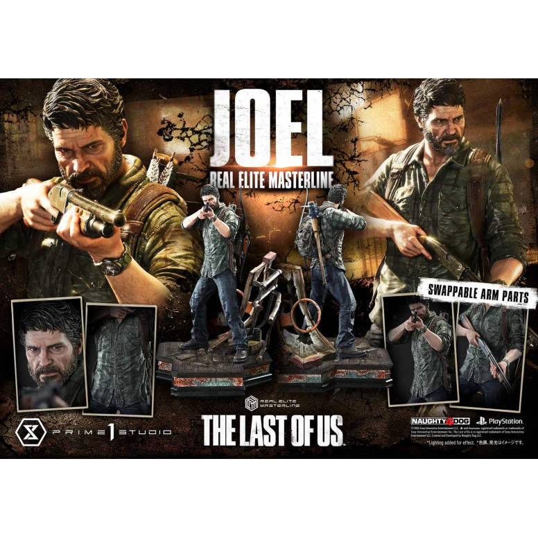 Prime 1 - Joel (The The Last of Us Part I) 1/4 Real Elite Masterline Versione Bonus