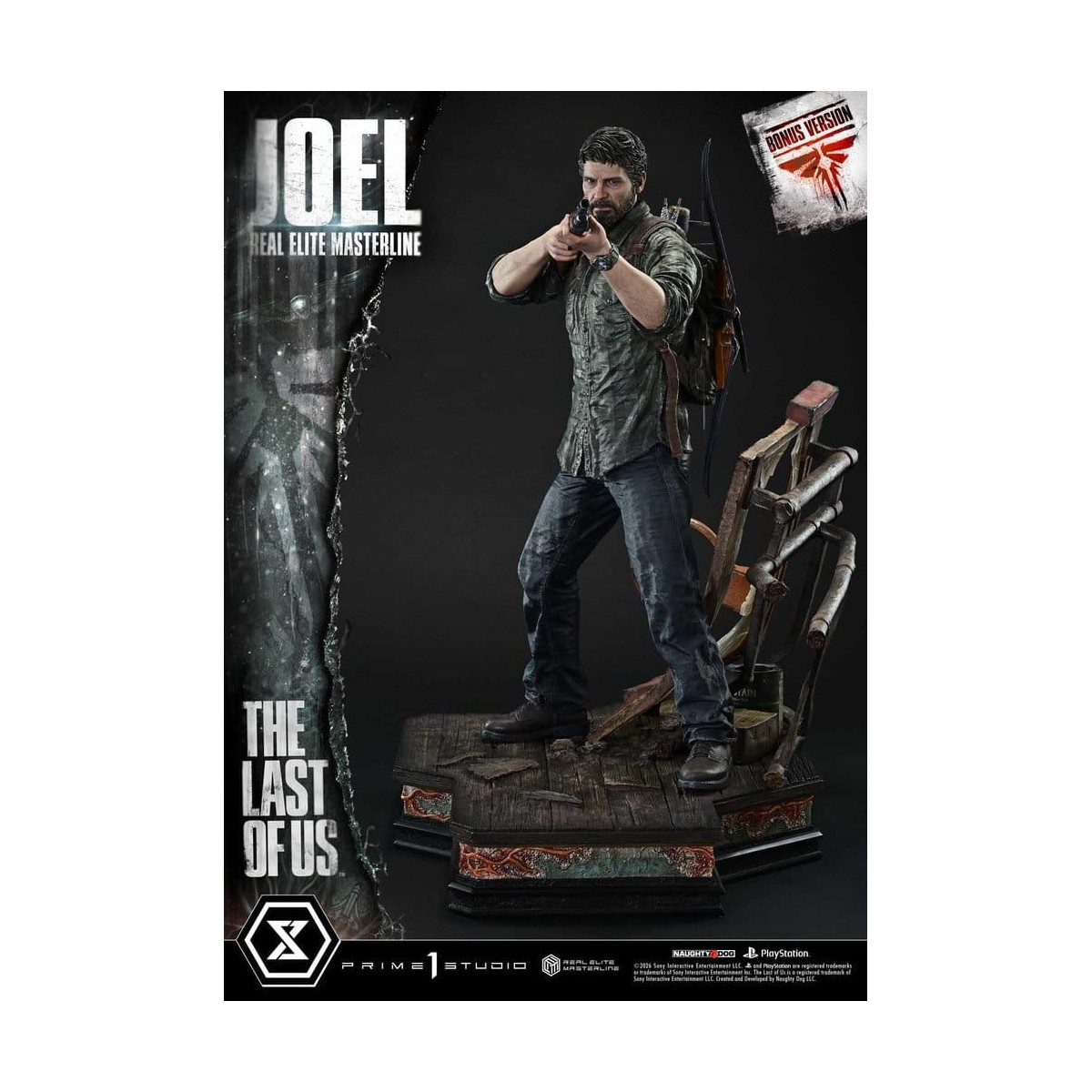 Prime 1 - Joel (The The Last of Us Part I) 1/4 Real Elite Masterline Versione Bonus