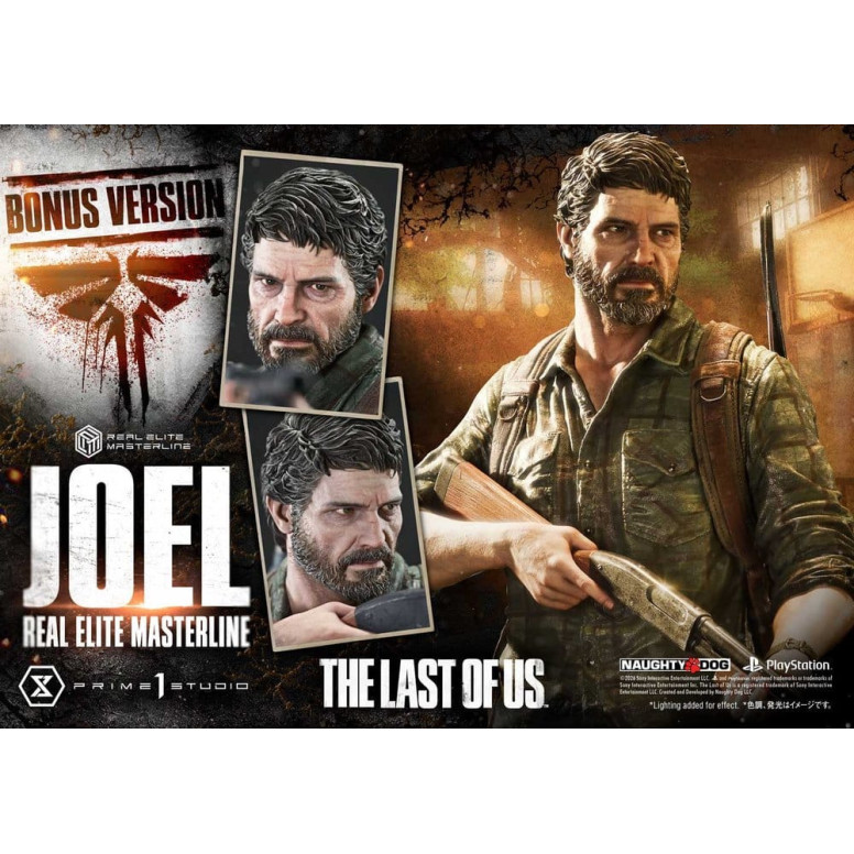 Prime 1 - Joel (The The Last of Us Part I) 1/4 Real Elite Masterline Versione Bonus