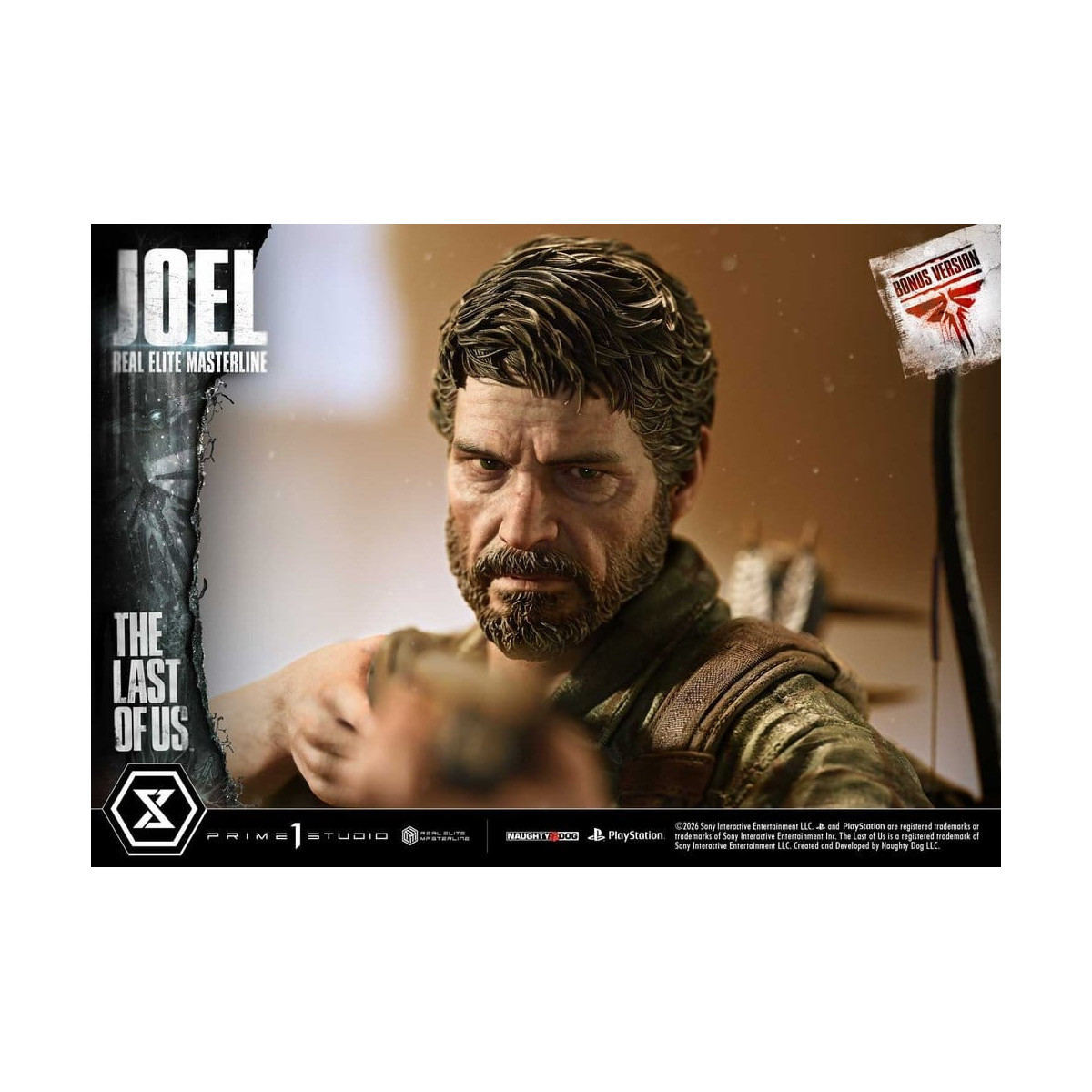 Prime 1 - Joel (The The Last of Us Part I) 1/4 Real Elite Masterline Versione Bonus