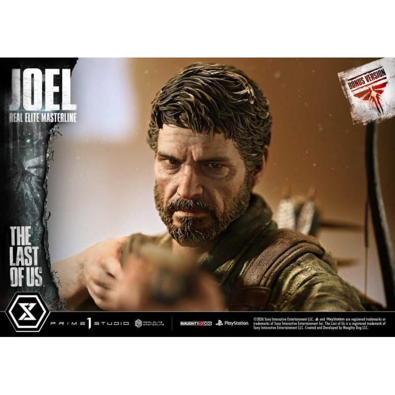 Prime 1 - Joel (The The Last of Us Part I) 1/4 Real Elite Masterline Versione Bonus