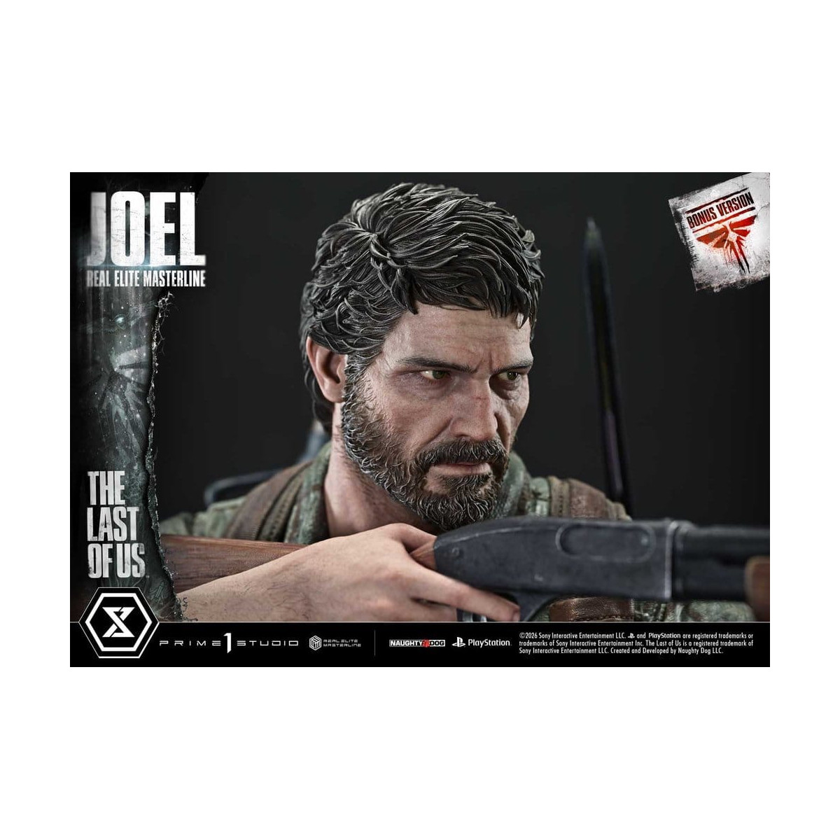 Prime 1 - Joel (The The Last of Us Part I) 1/4 Real Elite Masterline Versione Bonus