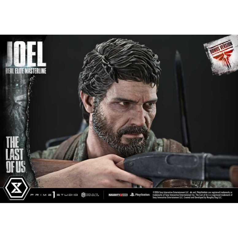 Prime 1 - Joel (The The Last of Us Part I) 1/4 Real Elite Masterline Versione Bonus