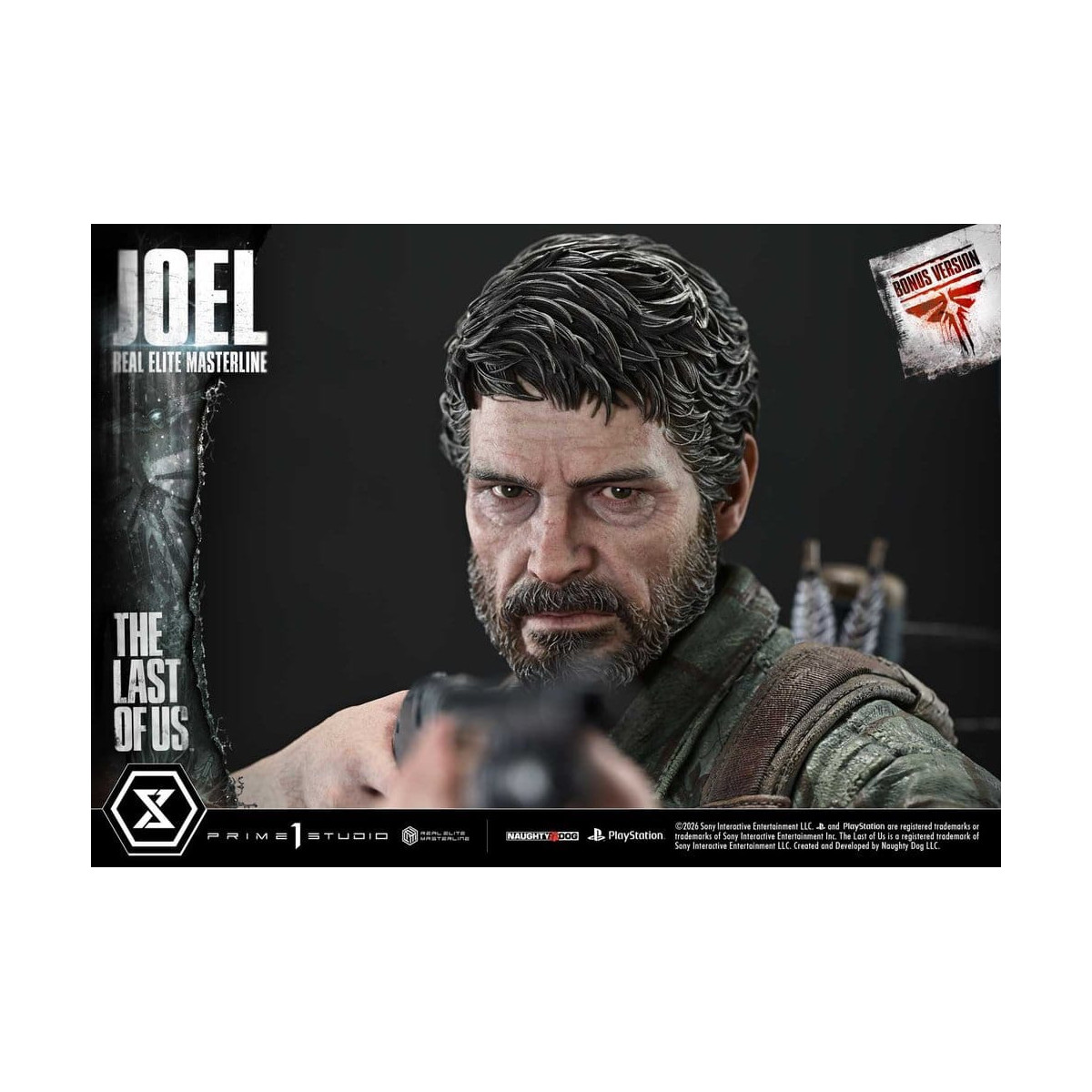 Prime 1 - Joel (The The Last of Us Part I) 1/4 Real Elite Masterline Versione Bonus