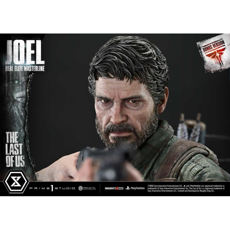 Prime 1 - Joel (The The Last of Us Part I) 1/4 Real Elite Masterline Versione Bonus