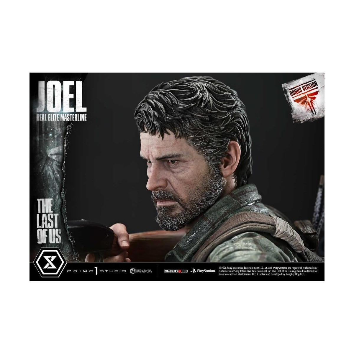 Prime 1 - Joel (The The Last of Us Part I) 1/4 Real Elite Masterline Versione Bonus