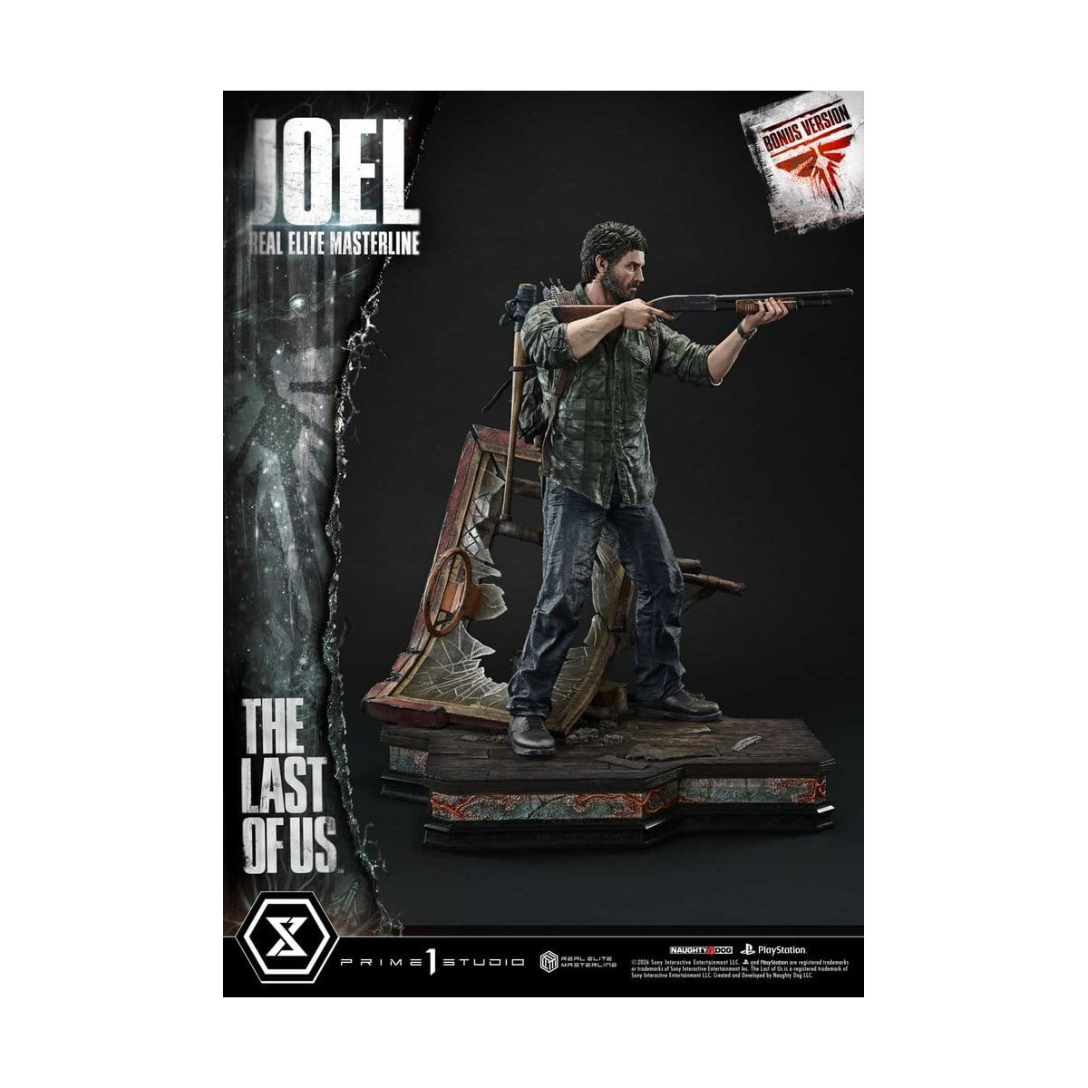 Prime 1 - Joel (The The Last of Us Part I) 1/4 Real Elite Masterline Versione Bonus