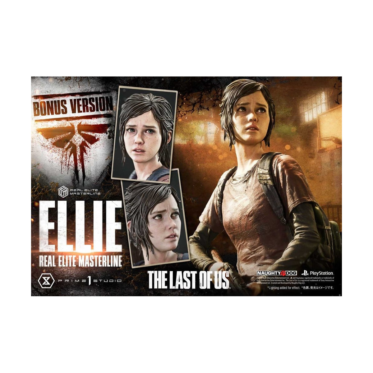 Prime 1 - Ellie (The The Last of Us Part I) 1/4 Real Elite Masterline Versione Bonus