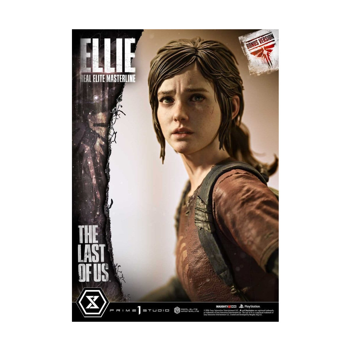 Prime 1 - Ellie (The The Last of Us Part I) 1/4 Real Elite Masterline Versione Bonus