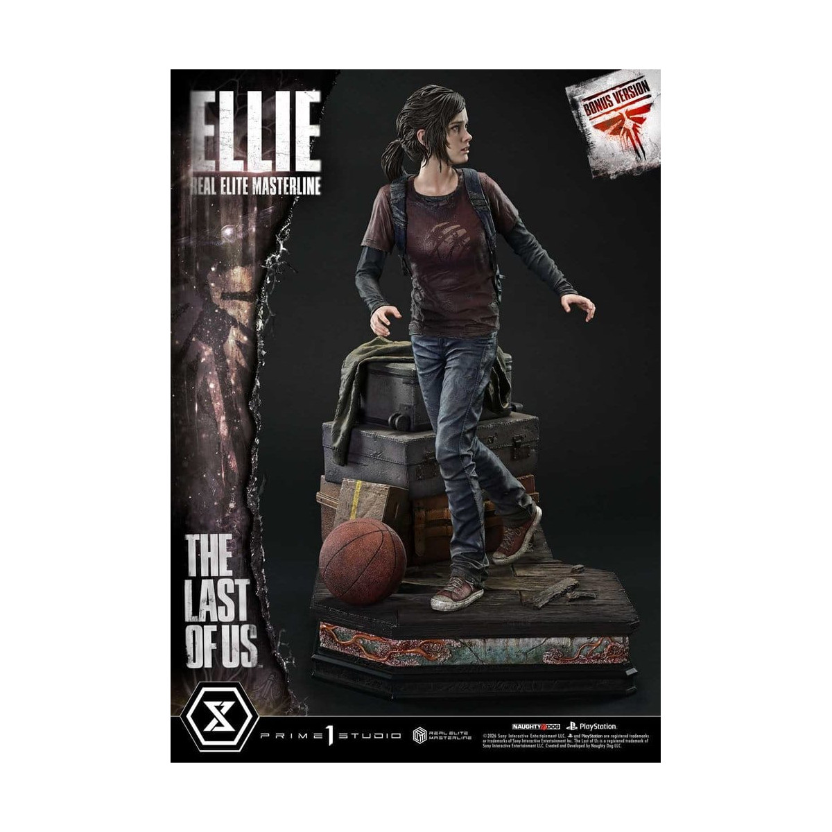 Prime 1 - Ellie (The The Last of Us Part I) 1/4 Real Elite Masterline Versione Bonus
