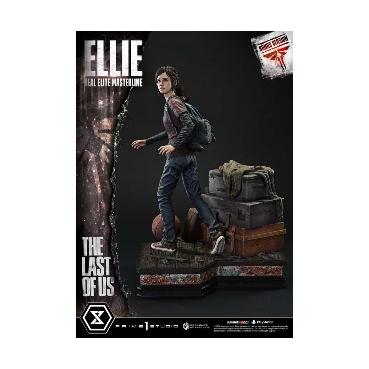 Prime 1 - Ellie (The The Last of Us Part I) 1/4 Real Elite Masterline Versione Bonus