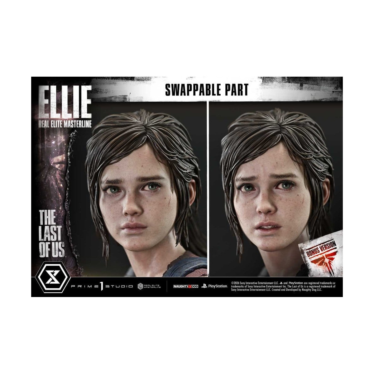 Prime 1 - Ellie (The The Last of Us Part I) 1/4 Real Elite Masterline Versione Bonus