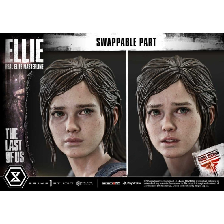 Prime 1 - Ellie (The The Last of Us Part I) 1/4 Real Elite Masterline Versione Bonus